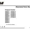 JLG Compact Crawler Booms X26JP X770AJ Parts Manual 31217113 2023
