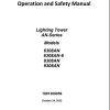 JLG Light Towers AN Series Operation Safety Manual 1001309959 2023