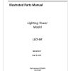JLG Light Towers LED 6R 6308AN Upgrade Parts Manual 1001307579 2023