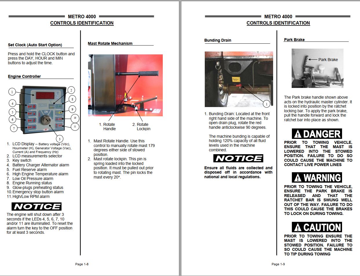 JLG Light Towers Metro 4000 Operation Safety Manual 1001310756 2013 1