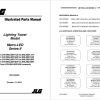JLG Light Towers Metro LED Series II Parts Manual 1001309592 2023