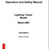 JLG Light Towers Metro MH Operation Safety Manual 1001309810 2023