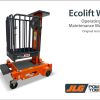 JLG POWER TOWERS Vertical Masts ECOLIFTWR Operation Maintenance Manual 1001301952 2023