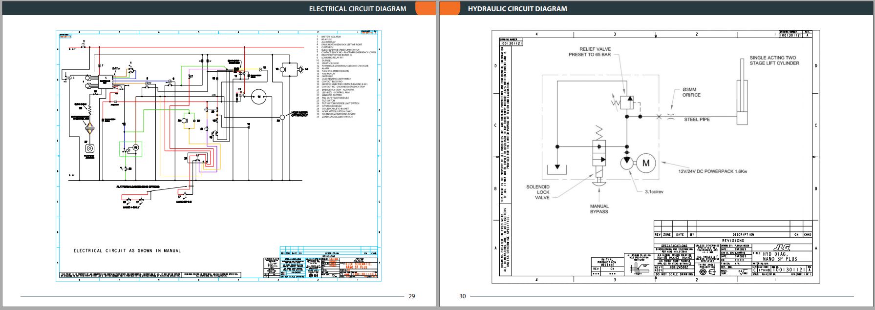JLG POWER TOWERS Vertical Masts NANO SP PLUS Operation Maintenance Manual 1001305924 2023 1