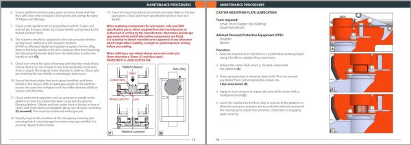 JLG POWER TOWERS Vertical Masts PECOLIFT Operation Maintenance Manual 1001288159 2023 1