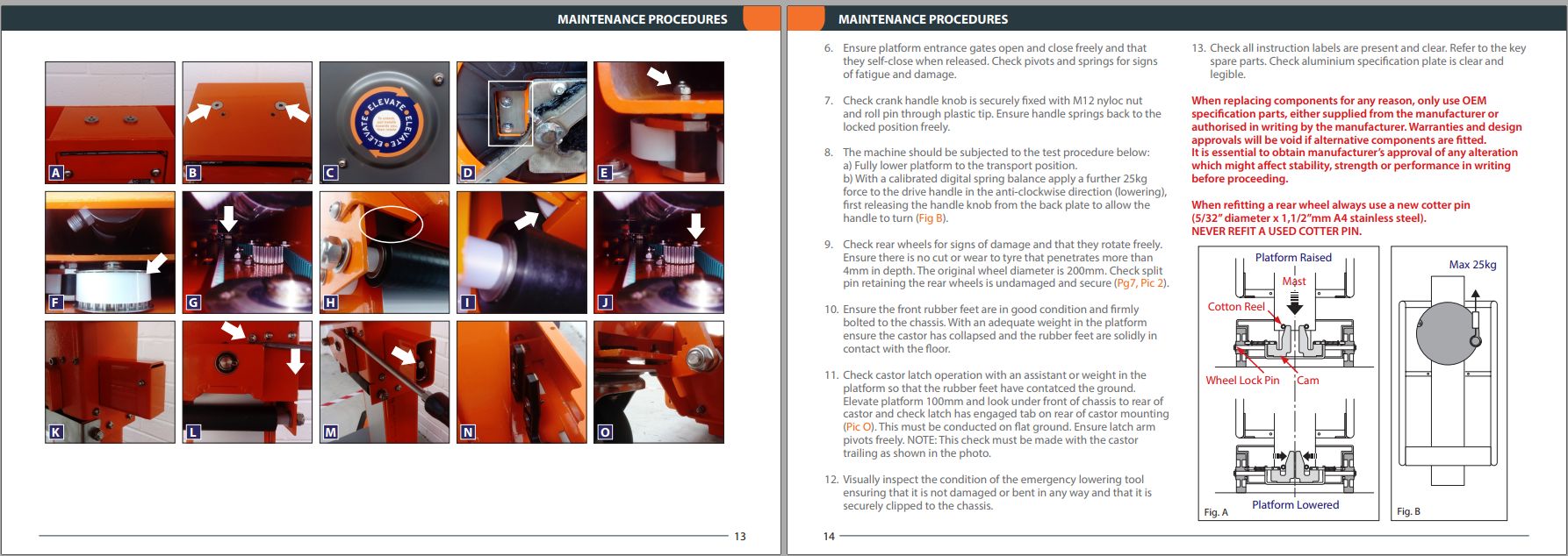 JLG POWER TOWERS Vertical Masts PECOLIFTX Operation Maintenance Manual 1001308878 2023 1