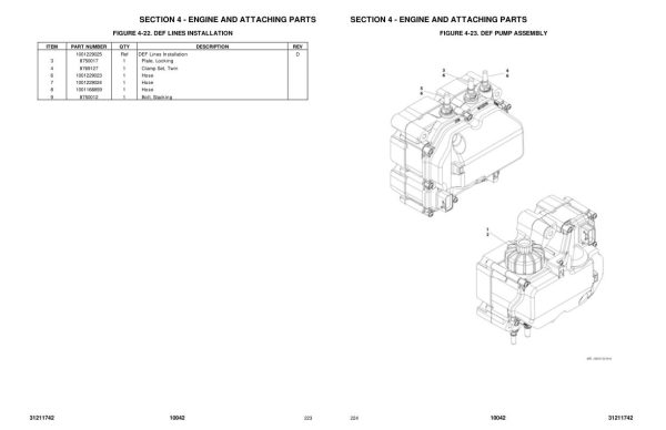JLG SKYTRAK Telehandlers 10042 Parts Manual 31211742 2023 PVC 2111 1
