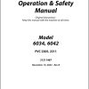 JLG SKYTRAK Telehandlers 6034 6042 Operation Safety Manual 31211487 2023 PVC 2305 2311