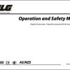 JLG Scissor Lifts 530LRT Operation Safety Manual 31217174 2020 PVC 2004