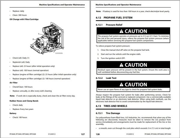 JLG Scissor Lifts ERT2669 ERT3369 RT2669 RT3369 Operation Safety Manual 31220312 2023 PVC 2204 1