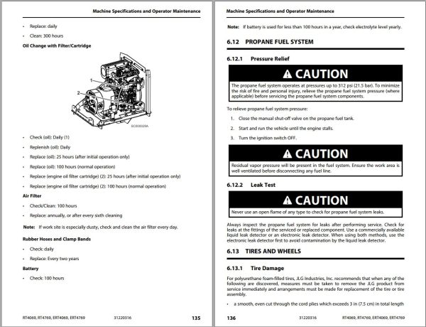 JLG Scissor Lifts ERT4069 ERT4769 RT4069 RT4769 Operation Safety Manual 31220316 2023 PVC 2204 1