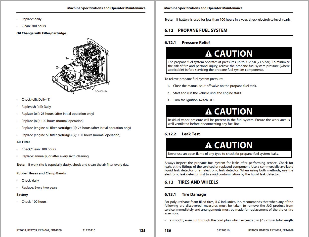 JLG Scissor Lifts ERT4069 ERT4769 RT4069 RT4769 Operation Safety Manual 31220316 2023 PVC 2204 1