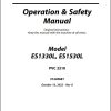 JLG Scissor Lifts ES1330L ES1530L Operation Safety Manual 31220681 2022 PVC 2210