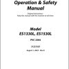 JLG Scissor Lifts ES1330L ES1530L Operation Safety Manual 31221553 2023 PVC 2304