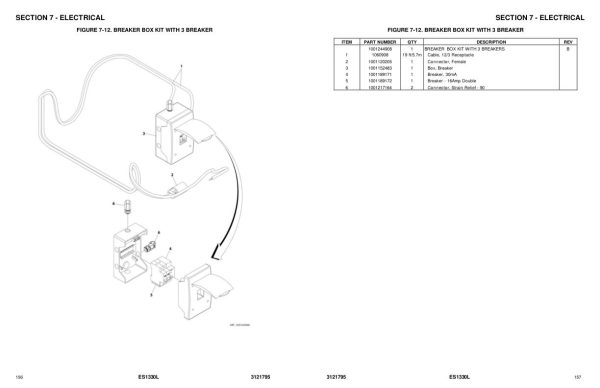 JLG Scissor Lifts ES1330L Parts Manual 3121795 2022 1