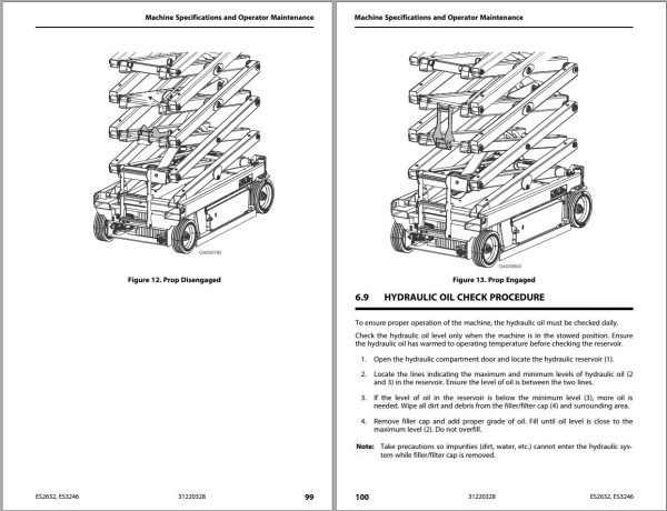 JLG Scissor Lifts ES2632 ES3246 Operation Safety Manual 31220328 2023 PVC 2204 1