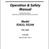JLG Scissor Lifts R2632 R3246 Operation Safety Manual 31221562 2023 PVC 2304