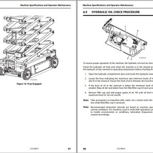 JLG Scissor Lifts R2646 Operation Safety Manual 31219973 2023 PVC 2110 1