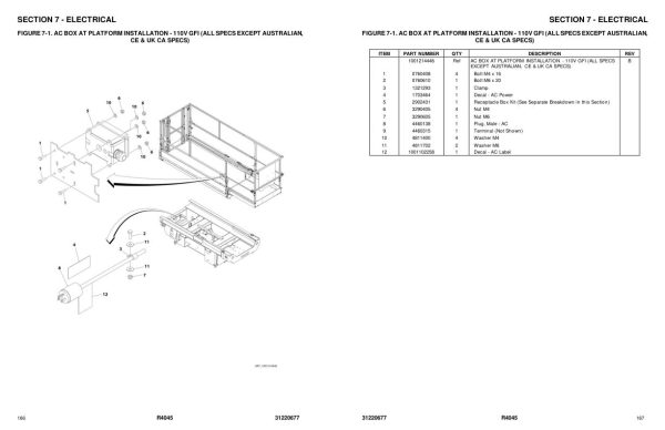 JLG Scissor Lifts R4045 Parts Manual 31220677 2023 PVC 2210 1