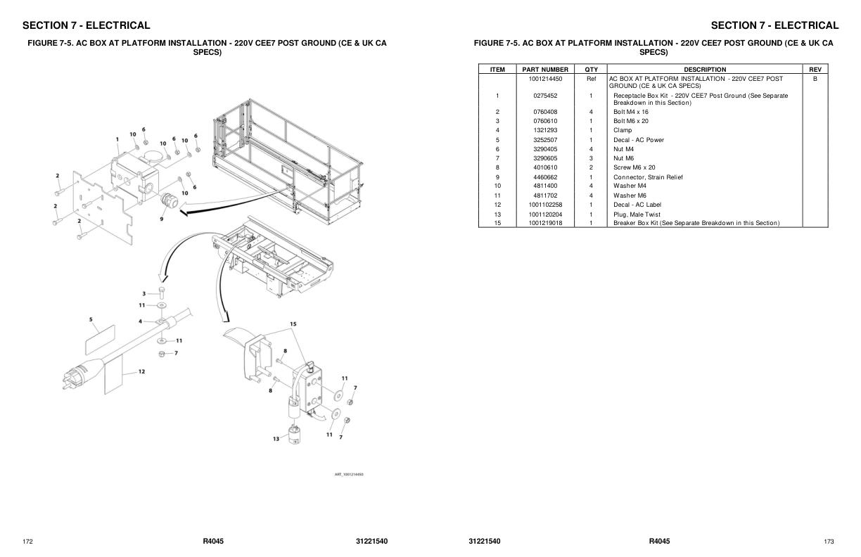 JLG Scissor Lifts R4045 Parts Manual 31221540 2023 PVC 2304 1