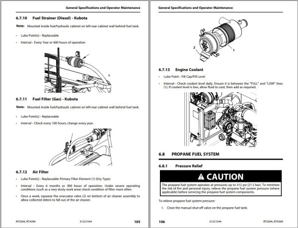 JLG Scissor Lifts RT3394 RT4394 Operation Safety Manual 31221544 2023 PVC 2304 1