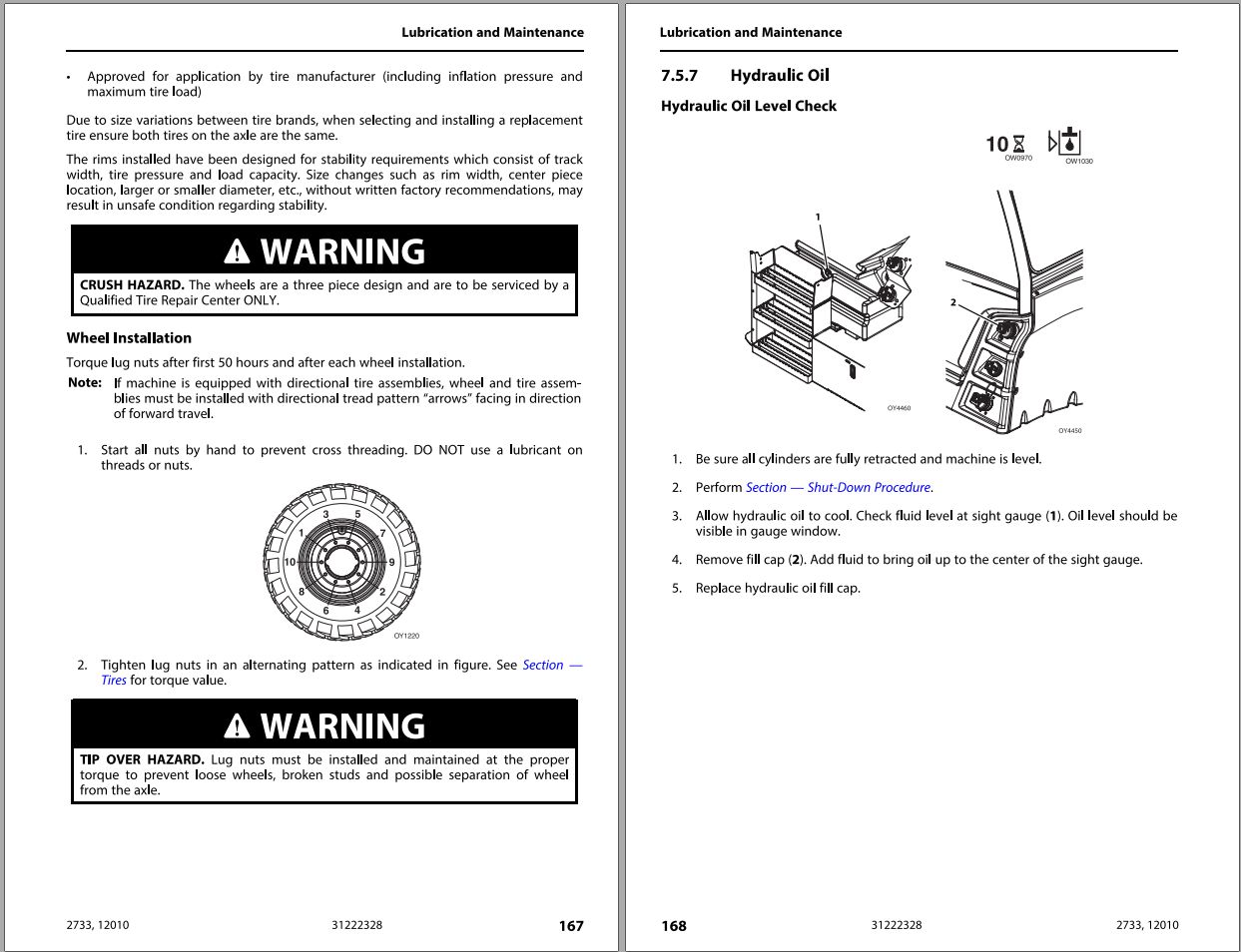 JLG Telehandlers 12010 2733 Operation Safety Manual 31222328 2023 PVC 2305 1