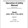 JLG Telehandlers 1644 1732 7013 8010 Operation Safety Manual 31211978 2022 PVC 2211