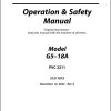 JLG Telehandlers G5 18A Operation Safety Manual 31211972 2022 PVC 2211