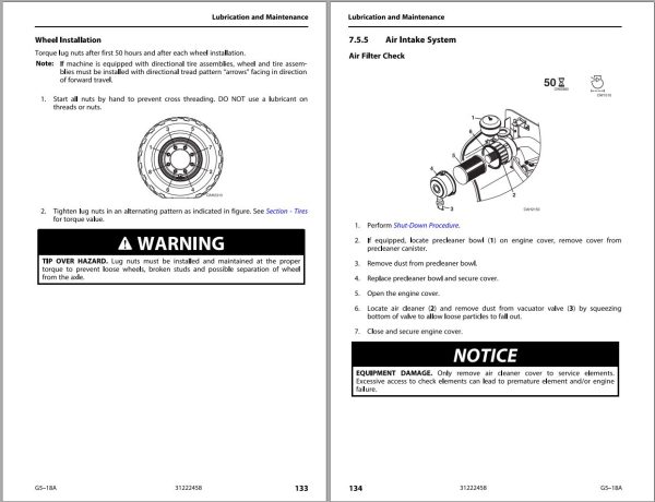 JLG Telehandlers G5 18A Operation Safety Manual 31222458 2023 PVC 2311 1