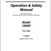 JLG Vertical Masts 10MSP Operation Safety Manual 31220634 2022 PVC 2208