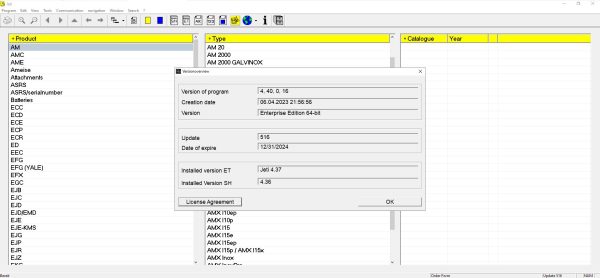 JUNGHEINRICH JETI ForkLift ET v4.37 Updated 516 03.2024 Spare Parts Catalog 1