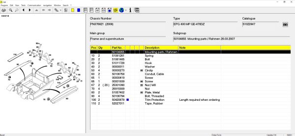 JUNGHEINRICH JETI ForkLift ET v4.37 Updated 516 03.2024 Spare Parts Catalog 4