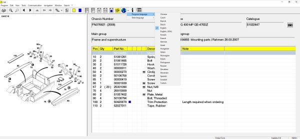 JUNGHEINRICH JETI ForkLift ET v4.37 Updated 516 03.2024 Spare Parts Catalog 6