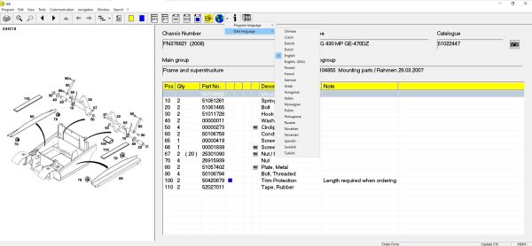 JUNGHEINRICH JETI ForkLift ET v4.37 Updated 516 03.2024 Spare Parts Catalog 7