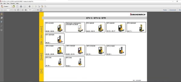 JUNGHEINRICH JETI ForkLift SH v4.37.02 SL2 09.2023 Service Information 2