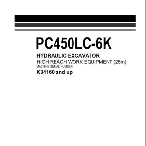 Komatsu Crawler Excavators PC450LC 6K Part Book UEAP000700