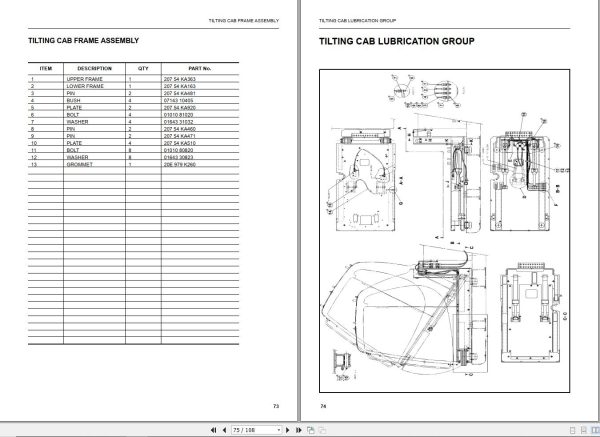 Komatsu Crawler Excavators PC450LC 6K Part Book UEAP000700 1