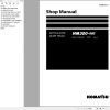 Komatsu Dump Truck HM300 5E0 Shop Manual SEN06746 11