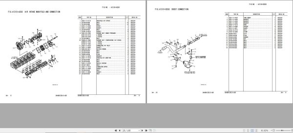 Komatsu Engines 6D125E GD 5 D1 Part Book FEN00317 01 1