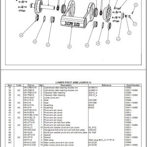 Komatsu Excavator JGXR10 1 Part Manual FEN02634 03