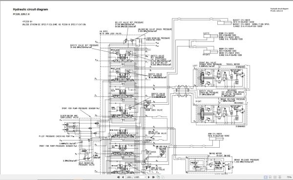 Komatsu Excavator PC200 8 PC200LC 8 Shop Manual KPBM008407 PT 1