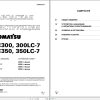 Komatsu Excavator PC300 PC300LC 7 PC350 PC350LC 7 Shop Manual SRBM025804 RU