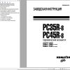 Komatsu Excavator PC35R 8 PC45R 8 Shop Manual WRBM000301 RU