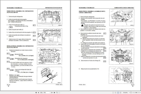 Komatsu Excavator PC400 PC400LC 6 PC450 PC450LC 6 Shop Manual GSBM014503 ES 1