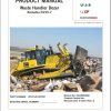 Komatsu Waste Handler Dozers D155 7 Part Book CEAP000800