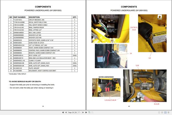 Komatsu Waste Handler Dozers D155AX 8 Part Book W12CLD1558002 1