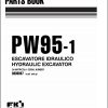 Komatsu Wheel Excavators PW95 1 Part Book WEPBPW9500