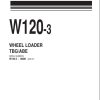 Komatsu Wheel Loader W120 3 Part Book PEPB03837011