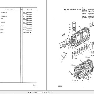 Komatsu Wheel Loader W70 2 Part Book PEPB03810203 1