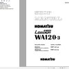 Komatsu Wheel Loader WA120 3 Shop Manual SRBM005705K RU